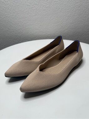 Rothy's The Point Beige Flats